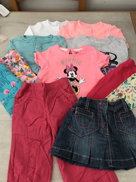 Baby Girls Clothes Leggings Tops Bundle Aged 6-9 Months 12 Items (gb69)