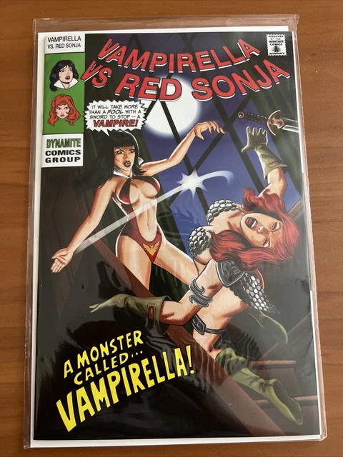 Vampirella VS Red Sonja #2 Whatnot Exclusive Bill Galvan Monster Vampire