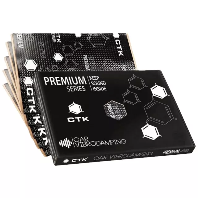 Ctk Premium Sound Deadening 3Mm - 2.22Sq.m Bulk Pack