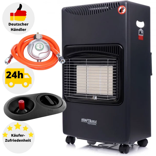 Heizgerät Gasheizofen 4200W Gasheizung Gasheizstrahler Gasheizer Gaskamin Kamin