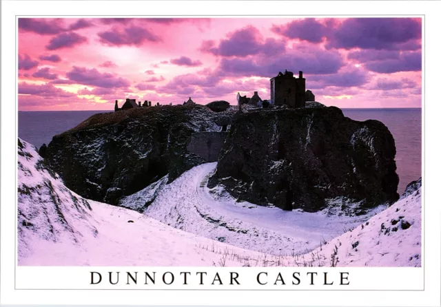 Großformat Schottland Postkarte Dunnottar Schloss Nahe Stonehaven, Grampian E2F