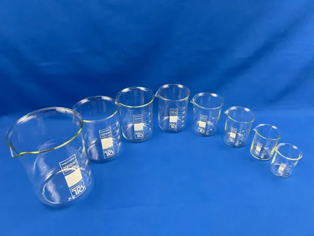 Becherglas niedrige Form mit Ausguss 100 mL – 2000 mL Laborglas Laborzubehör
