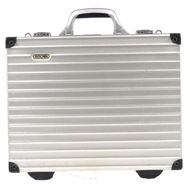 RIMOWA Attache Case Silver Business Bag Shoulder
