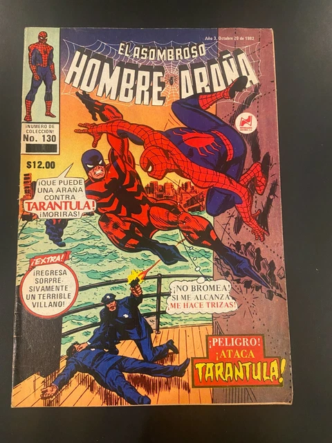Amazing Spider-Man #134 1ST APP OF TARANTULA 2nd app Punisher written in Spanish