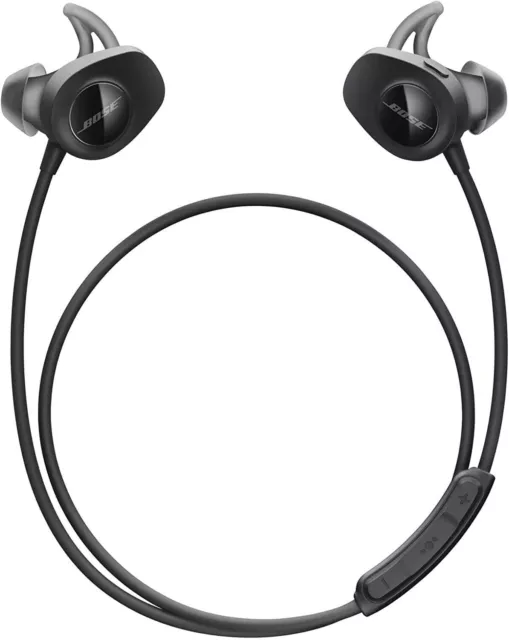 Bose SoundSport Wireless Bluetooth Sweat-Resistant Sport in Ear Headphones Black