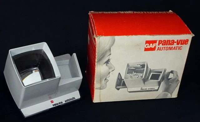 *** Visionneuse Diapositives Gaf Pana-Vue Automatique -  Alimentation Piles ***