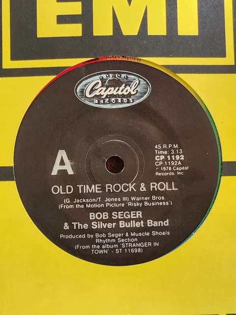 BOB SEGER The Silver Bullet Band Old Time Rock Roll 1984 CAPITOL Bob Seger The Silver Bullet Band Old.webp