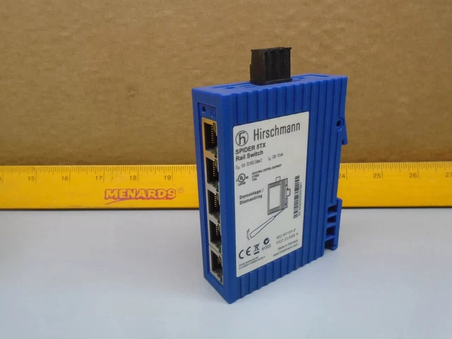 Spider R5tx HIRSCHMANN SPIDER 5TX 32 VDC Ethernet Rail Switch 5 Port Spider5TX $82. ...