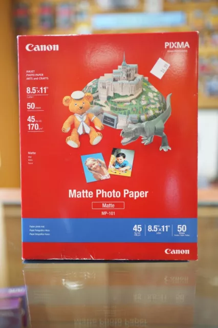 Canon Photo Paper Plus, Matte, 8-1/2 x 11, 50 Sheets/Pack (CNM7981A004)