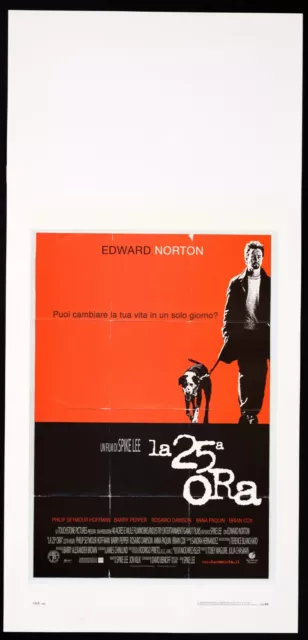 LA 25a ORA 25th Hour EDWARD NORTON SPIKE LEE LOCANDINA ORIGINALE POSTER AFFICHE