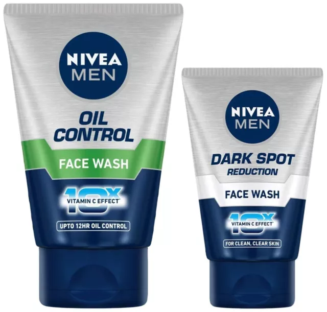 Nivea Men Nettoyant pour le visage, Contrôle du sébum 100 g + Nettoyant...