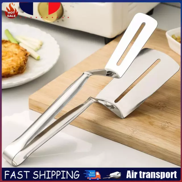 Stainless Steel Anti-scalding Shovel Convenient Double-Sided Fish Frying Shovel