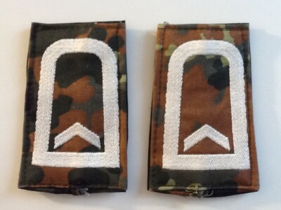 Rangabzeichen Luftwaffe Feldwebel Schwarz/oliv Schulter Klappen Schlaufen Stücke