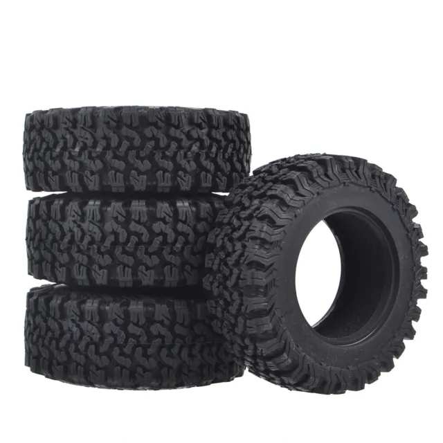 1.9" Crawler Tires 90mm Tyres for Tamiya CC01 CC02 Axial SCX10 D90 1/10 RC Car