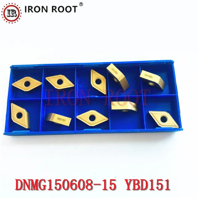 Genuine 10P DNMG150608-15 YBD151 CNC Turning Tool Carbide Inserts For Cast Iron