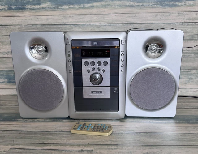 SANYO DC-MM5000 MICRO System AM/FM Radio CD Player Cassette Remote Hifi ...