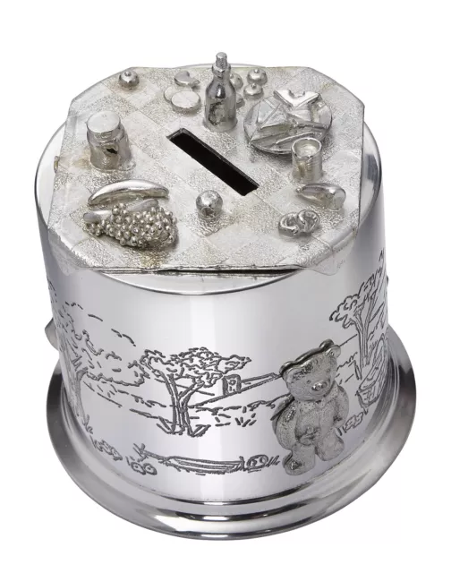 Wentworth Pewter - Pewter Teddy Bears Picnic Money box