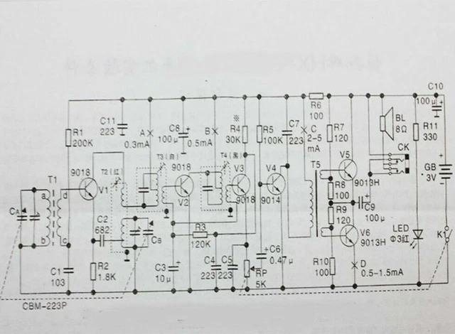 V5A Kit De Récepteur Radio à Monter Soi-même, Avec Antenne à