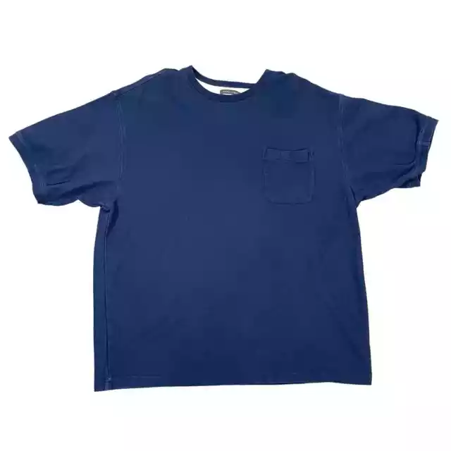 Van Heusen, Micro Pique 100% Cotton Blue Short Sleeve Shirt, US Men's XL