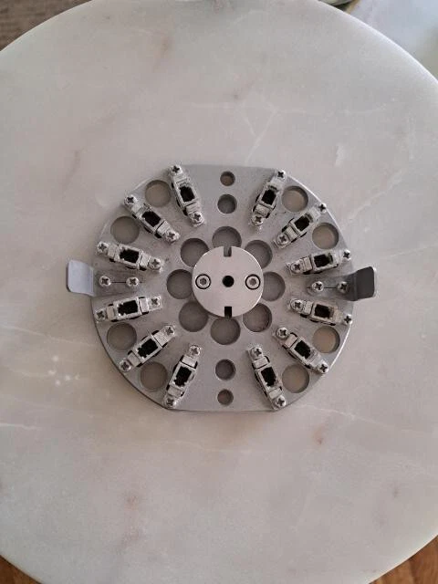LC Fiber Optic Polishing Plate 12 Ferrule