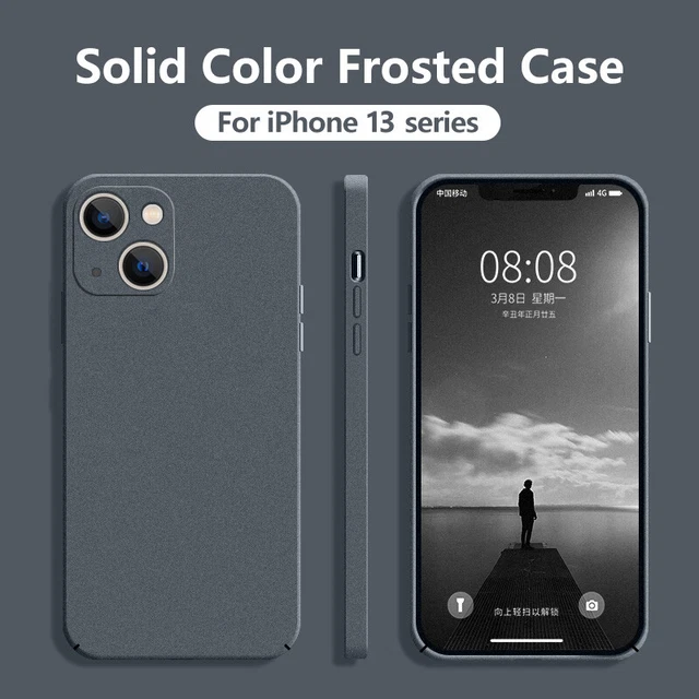 For iPhone 13 12 Pro Max 11 XR XS Max 14  Matte Ultra Thin Hard Phone Case Cover