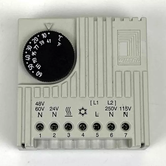 Rittal SK3110 Regolatore di temperatura quadro termostato 5-60°C (VE 2 pz.), usato