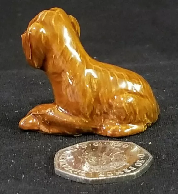 Vintage Wade Whimsies 'Dogs & Puppies' - Red Setter Resting Puppy, 1969-1982 3