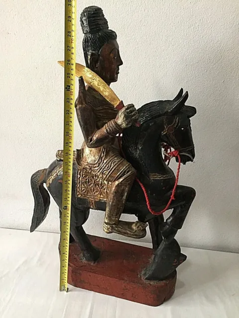 Antique Burmese Nat riding Horse figure 7