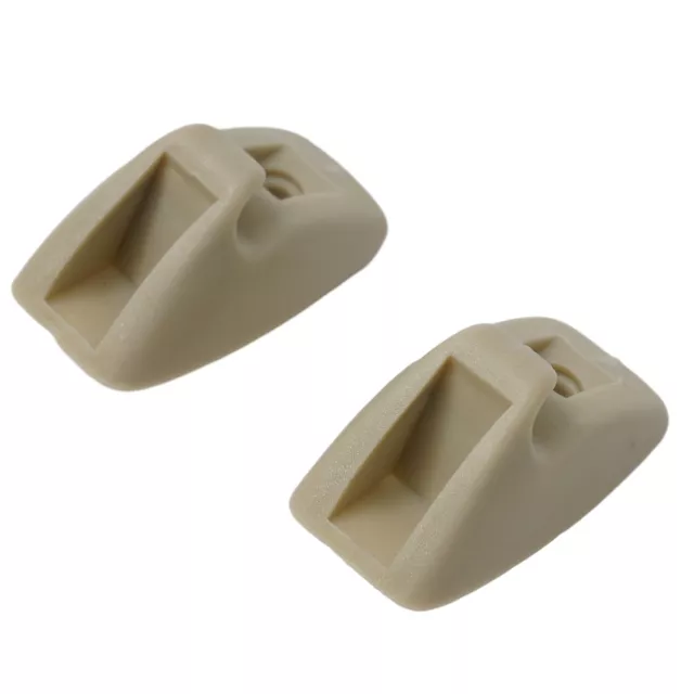 2x bracket brand new F?Sun visor clip retainer hanger MK1 beige-191857559- 3