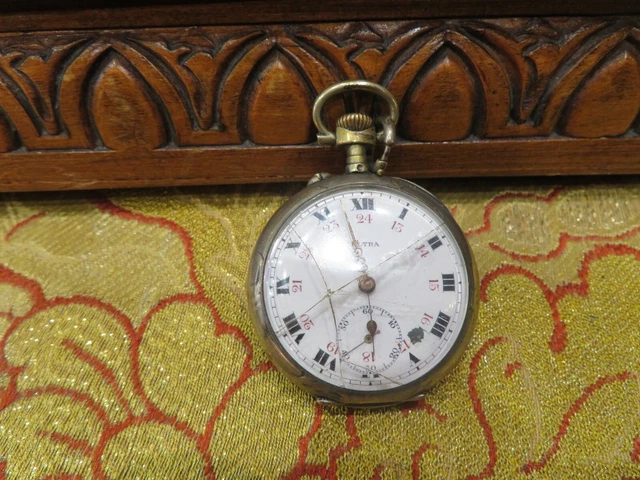 Montre De Poche Ultra à Réviser - Balancier Libre - Ne Tourne Pas - Unisexe