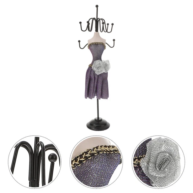 Pendiente soporte collar joyería disfraz collar decoración