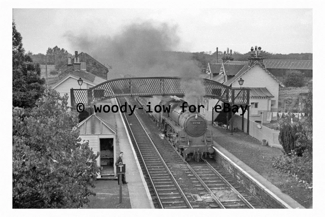 BB0516 BRAIDWOOD Railway Station Scotland in 1961 print 6x4