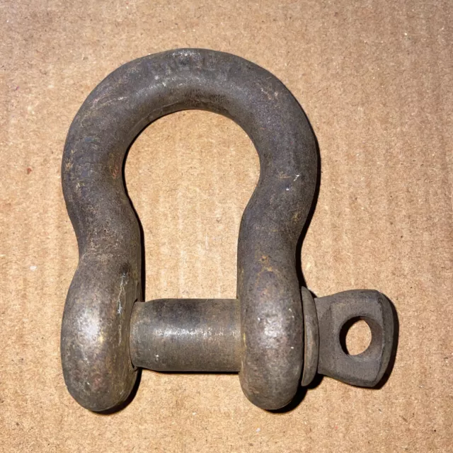 Crosby 5/8" Screw Pin Anchor Shackle 3-1/4 Ton WLL Rusty But Trusty Steel Tool !