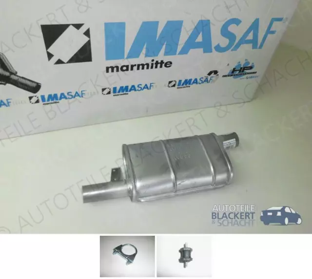 IMASAF ESD Auspuff Endtopf+Anbauteile für Renault R5 1.4 Alpine Turbo 1981-1985