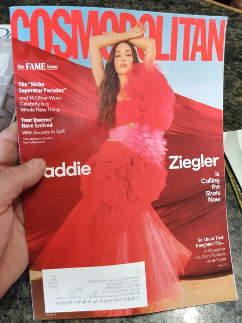 COSMOPOLITAN MAGAZINE MADDIE Ziegler The Fame Issue 4 2022 $6.20 - PicClick