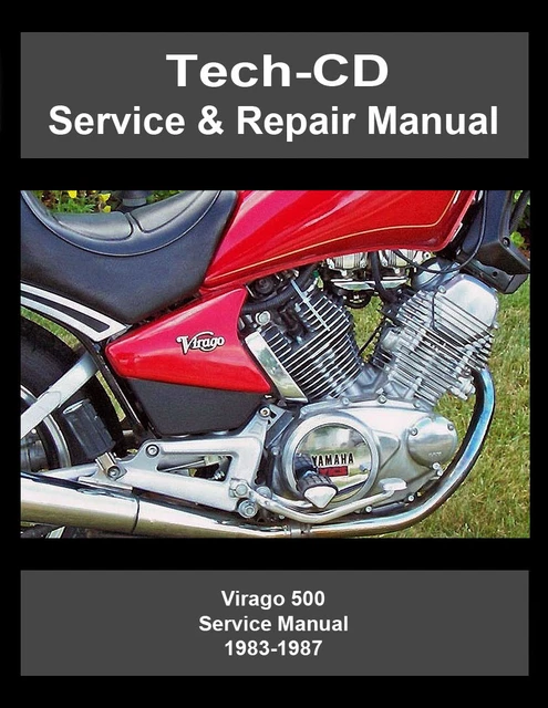 thumbnail image 2 of 1983 Yamaha XV500K Virago Motorcycle Service Manual - New 2 of 5