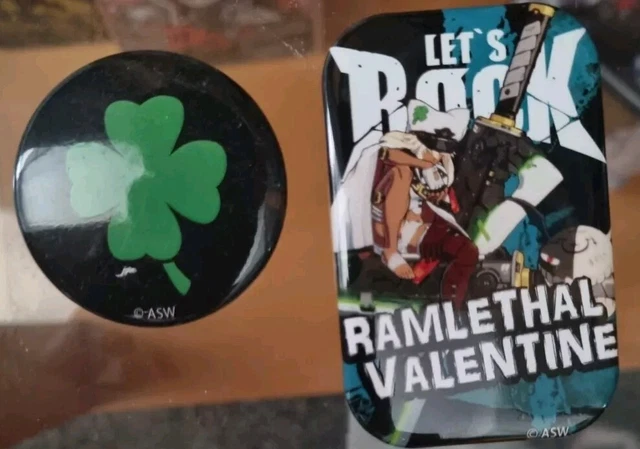GUILTY GEAR -STRIVE- Ramlethal Valentine Tin Badge Set (empty) £9.99 ...