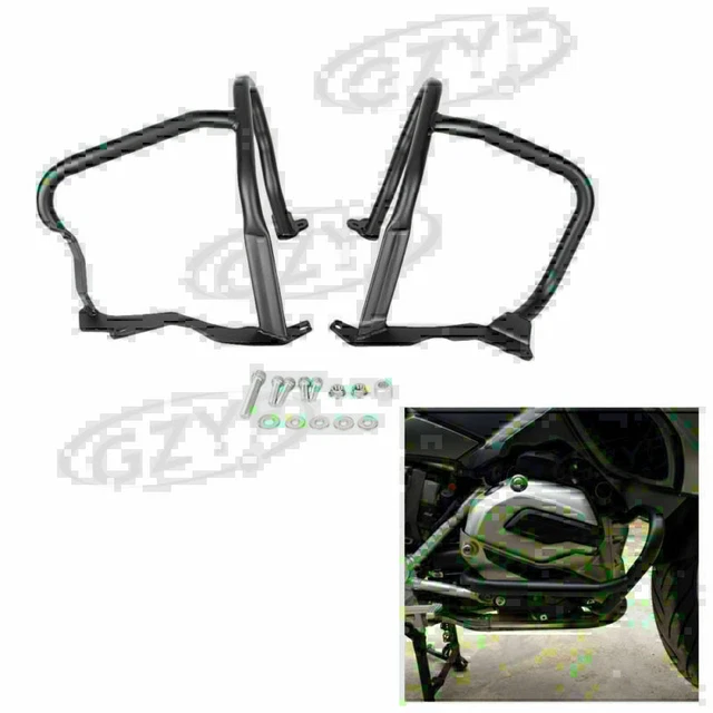 Protezione motore autostrada anteriore protezione antiurto nero per BMW R1200RT 2014-2019