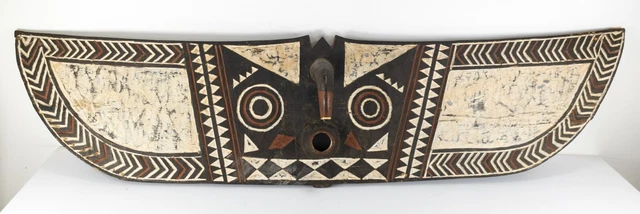 Antique Vintage Decorative African Burkina Faso Bwa Butterfly Hawk Mask
