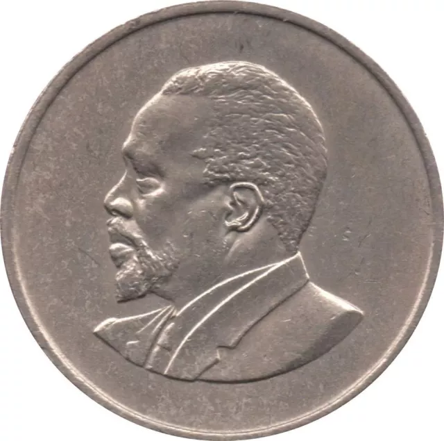 Kenya 50 Cents | Mzee Jomo Kenyatta Coin KM4 1966 - 1968