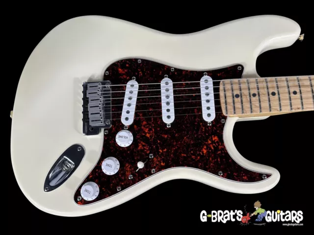 1994 Fender STRATOCASTER CUSTOM SHOP AMERICAN CLASSIC STRAT ~ Olympique Blanche