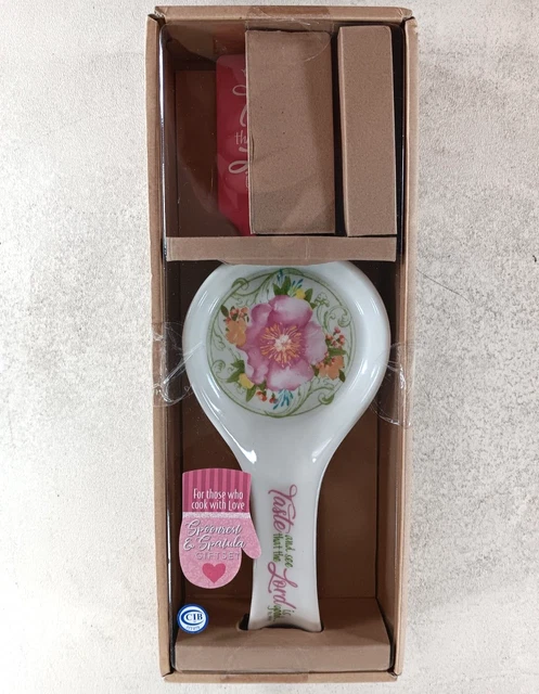 Ceramic Decorative Christian Spoon Rest