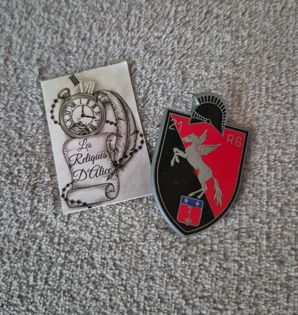 Insigne 1er regiment de dragons - Insignes - Pucelles - Fourragères
