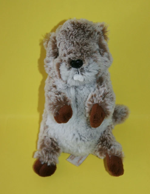 Rodadou Roda Doudou Peluche Castor Marmotte Marron Chine Etat Neuf