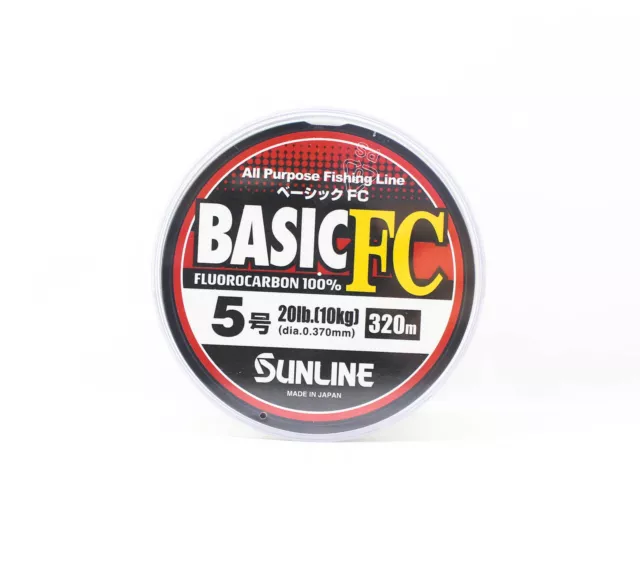 Sunligne Fluorocarbon Ligne Basic FC 320m Size 5 20lb (6282)