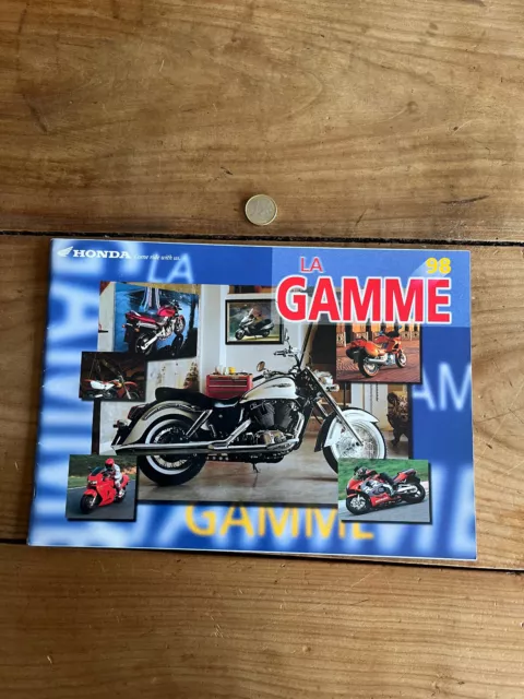 catalogue brochure de moto N382 honda gamme 1998