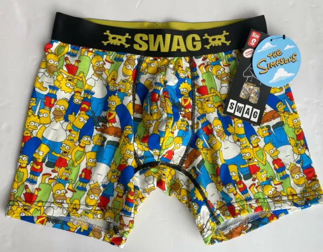 SWAG The Simpsons Krusty Clown O's Cereal 6 Boxer Briefs Mens Underwear S  M L