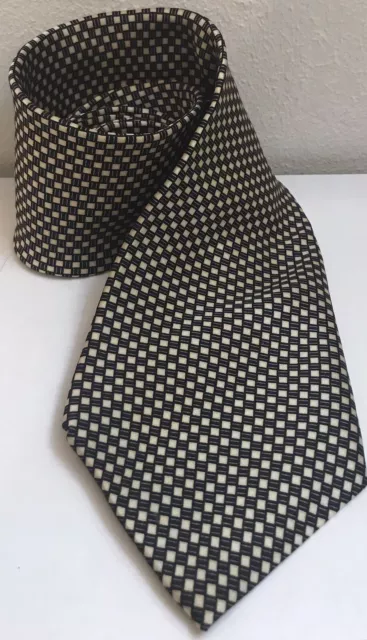 Men’s Perry Ellis Geometric Portfolio Neck Tie - Imported 100% Silk Made In USA