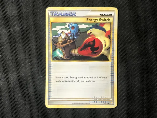 Pokemon Card TCG Energy Switch 91/123 HeartGold Soul Silver Uncommon NM
