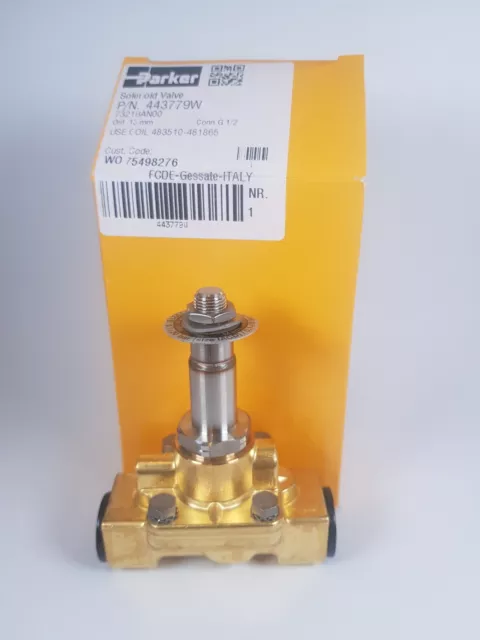 Parker Solenoid Valve P/N: 443779W